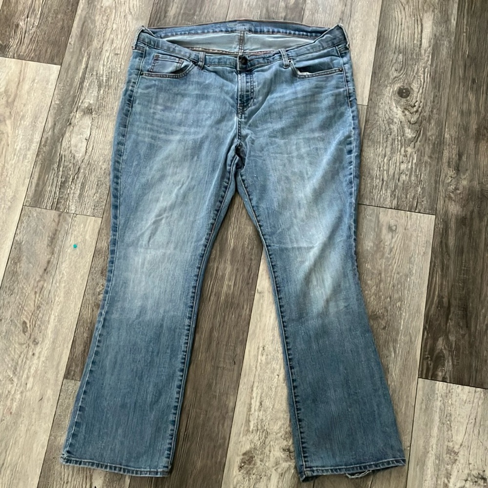 Old Navy Blue Boot Cut Jeans Classic Style